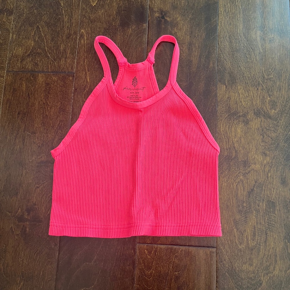 Free People Movement Cropped Ribbed Tank